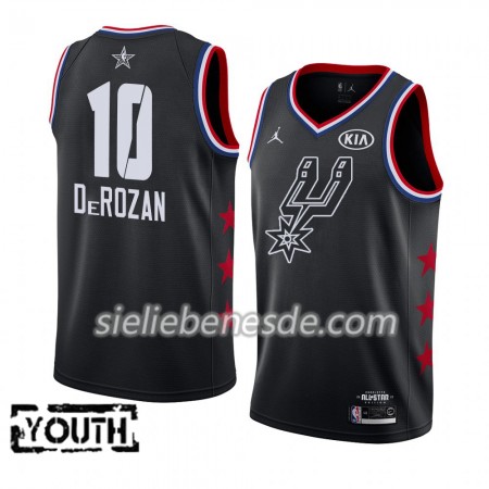 Kinder NBA San Antonio Spurs Trikot DeMar DeRozan 10 2019 All-Star Jordan Brand Schwarz Swingman